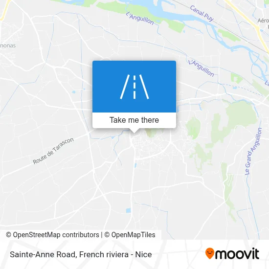 Chemin Sainte-Anne map