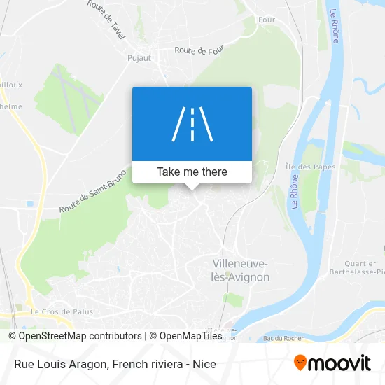 Rue Louis Aragon map