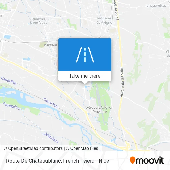 Route De Chateaublanc map