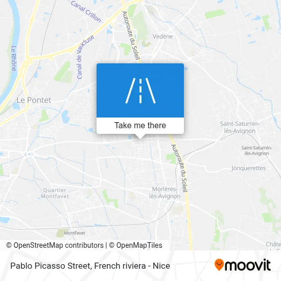 Rue Pablo Picasso map