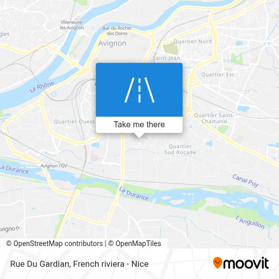 Rue Du Gardian map