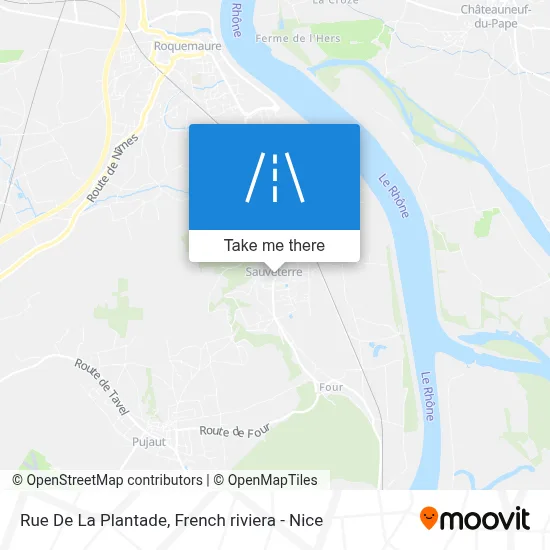 Rue De La Plantade map