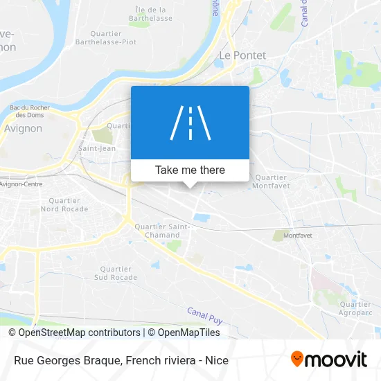 Rue Georges Braque map