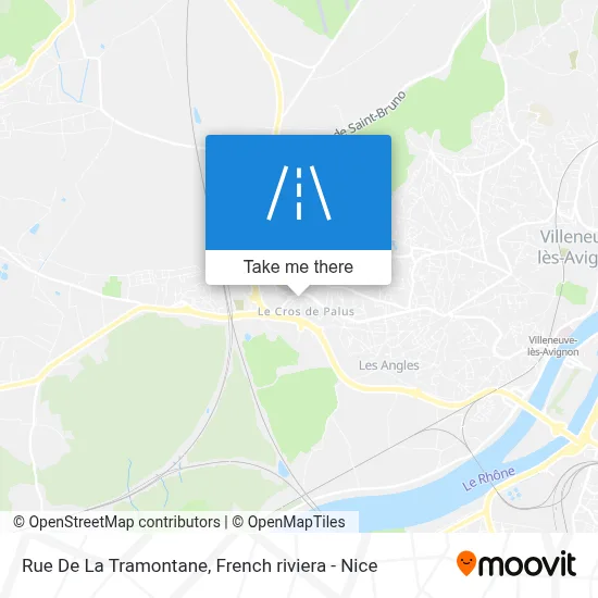 Rue De La Tramontane map