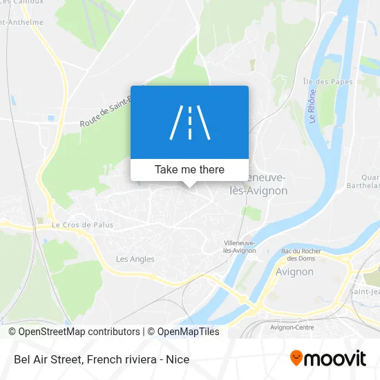 Rue Bel Air map