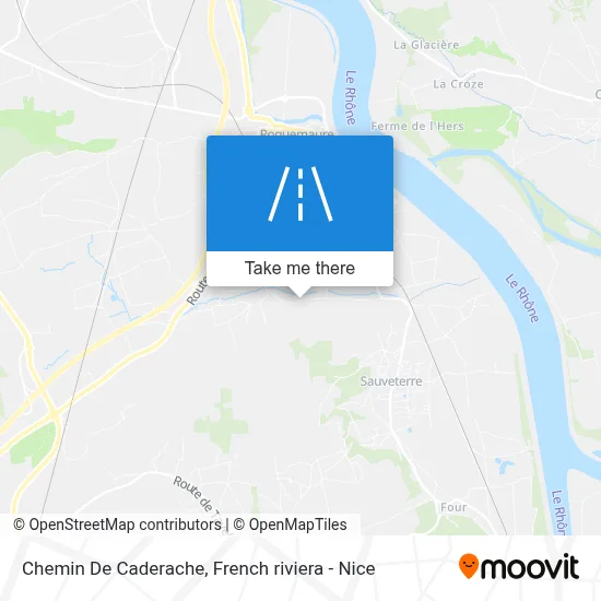Chemin De Caderache map