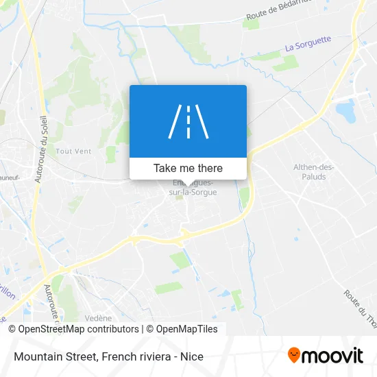Rue De La Montagne map