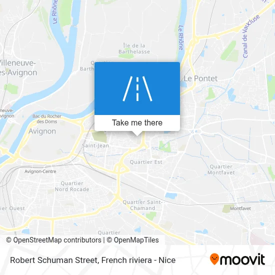 Rue Robert Schuman map