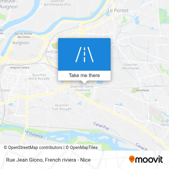 Rue Jean Giono map
