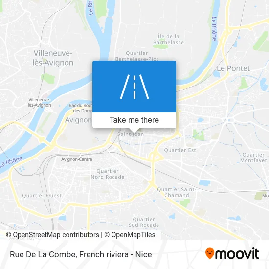 Rue De La Combe map
