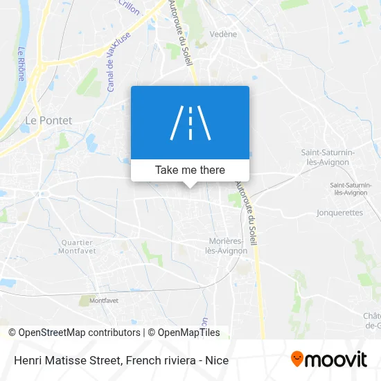 Rue Henri Matisse map