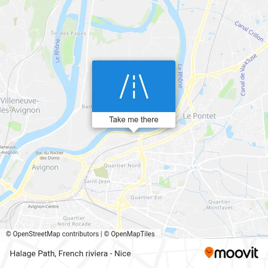Chemin De Halage map
