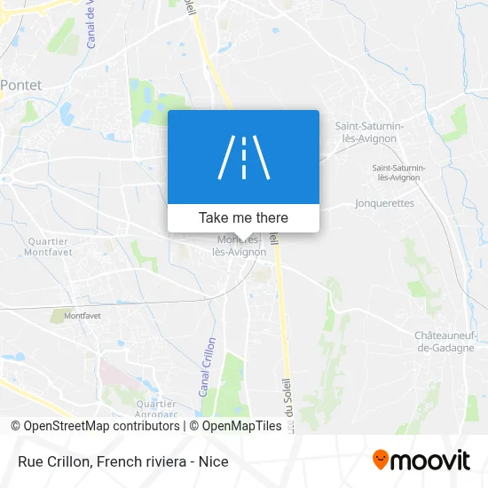Mapa Rue Crillon