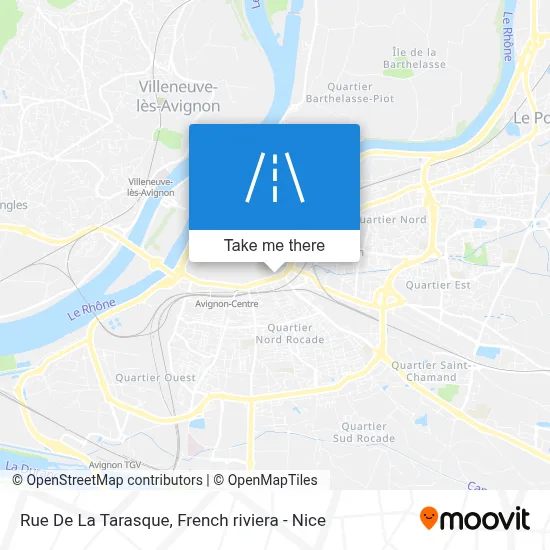 Rue De La Tarasque map