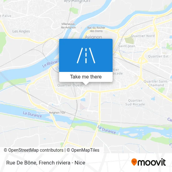 Rue De Bône map