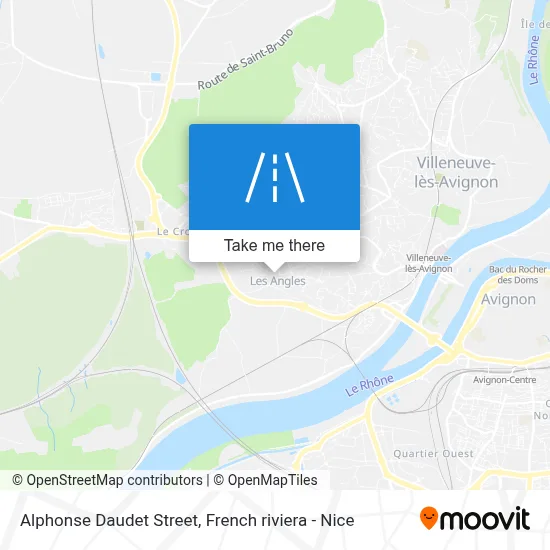 Rue Alphonse Daudet map