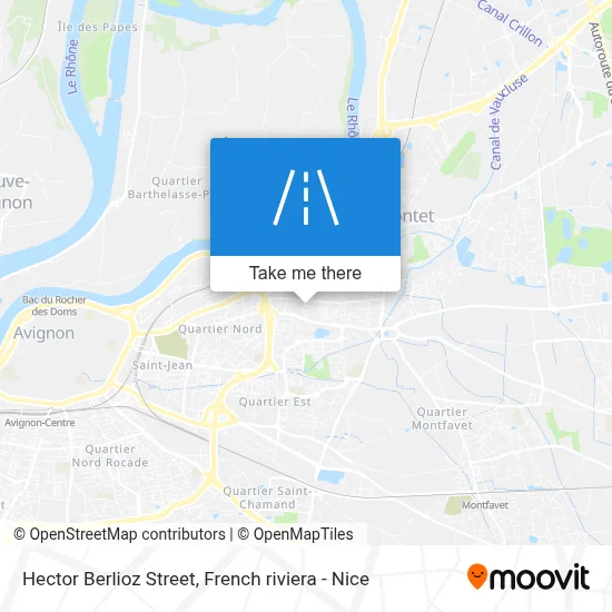 Rue Hector Berlioz map