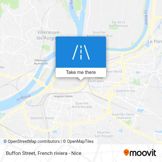 Mapa Rue Buffon