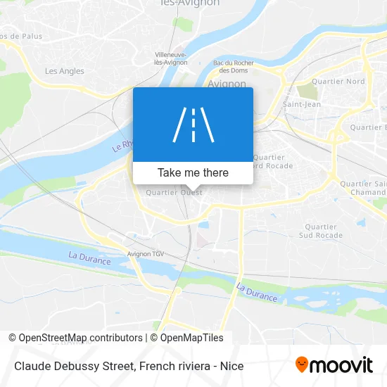 Rue Claude Debussy map