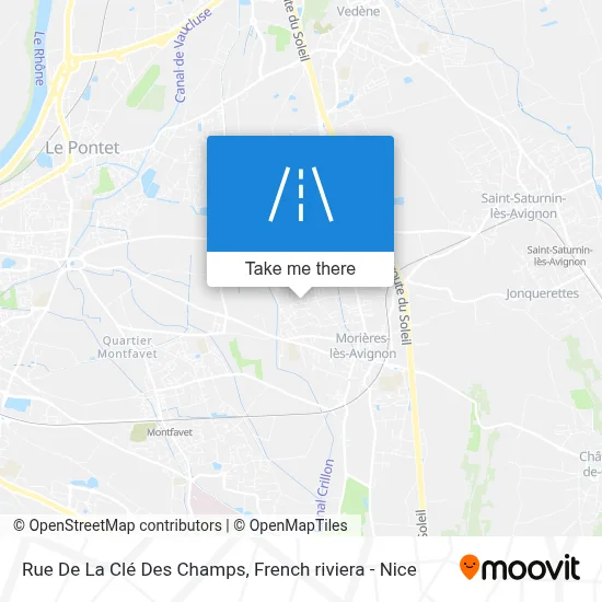 Rue De La Clé Des Champs map