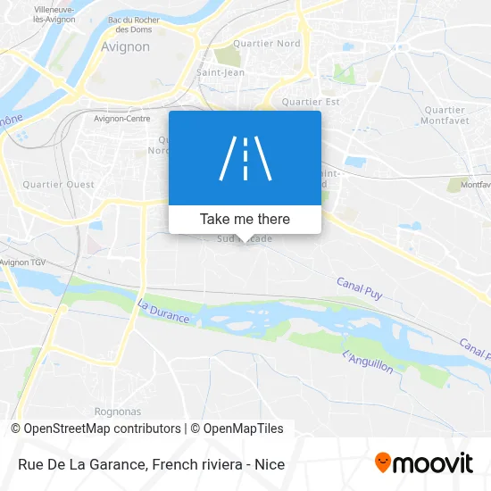 Rue De La Garance map