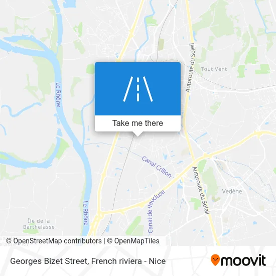 Rue Georges Bizet map