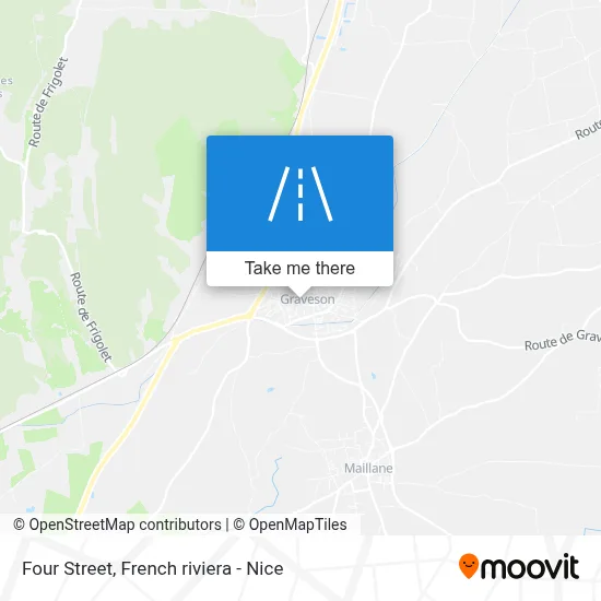 Rue Du Four map
