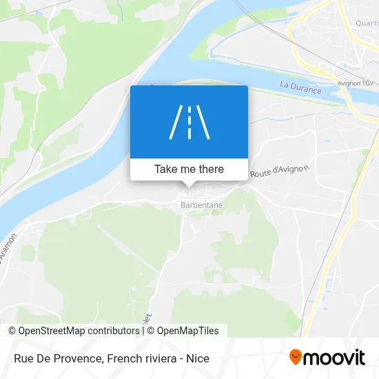 Mapa Rue De Provence
