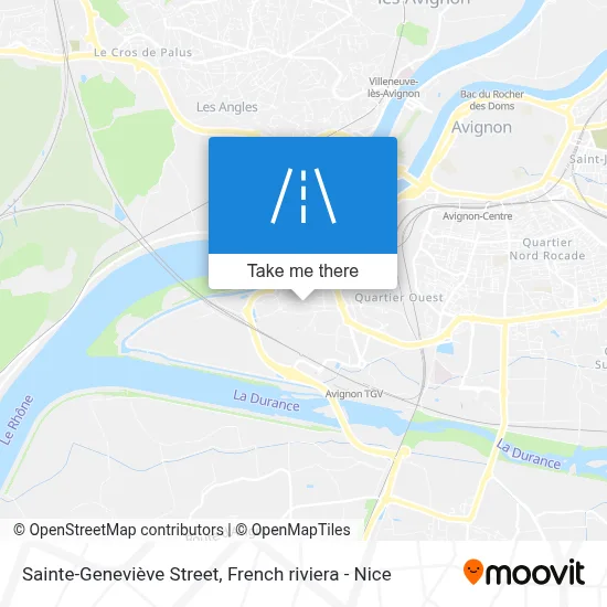 Rue Sainte-Geneviève map