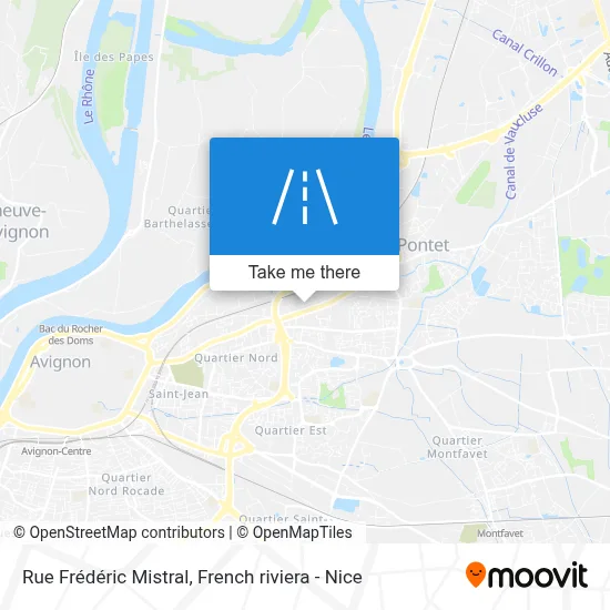 Rue Frédéric Mistral map