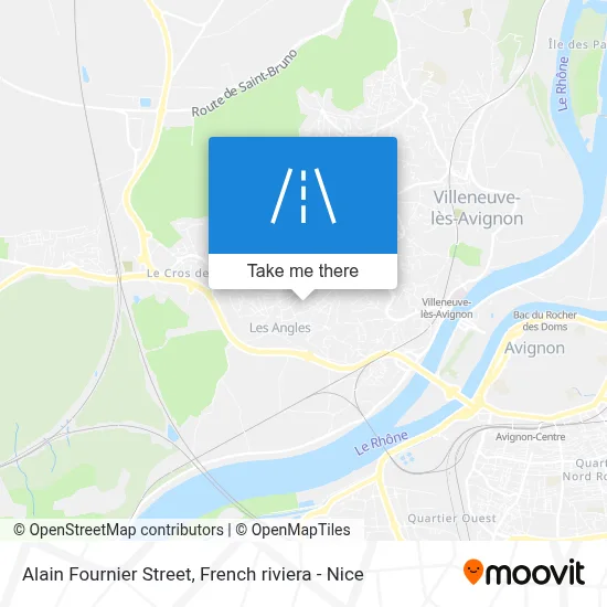 Mapa Rue Alain Fournier