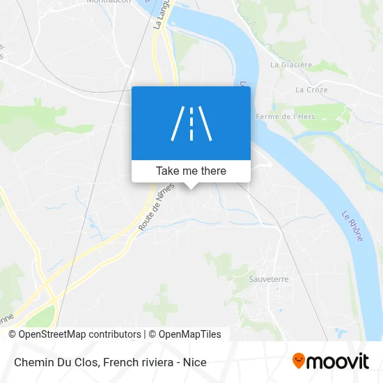 Chemin Du Clos map