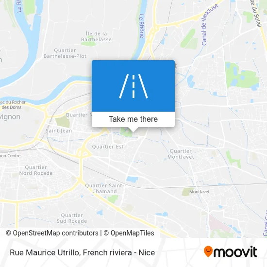 Rue Maurice Utrillo map