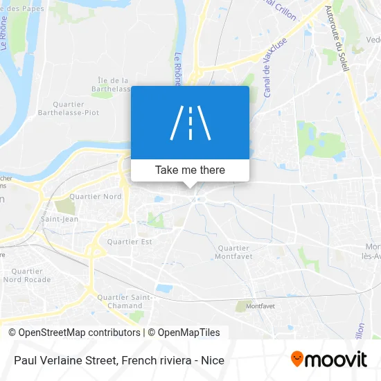 Rue Paul Verlaine map