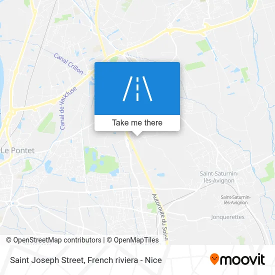 Mapa Rue Saint-Joseph
