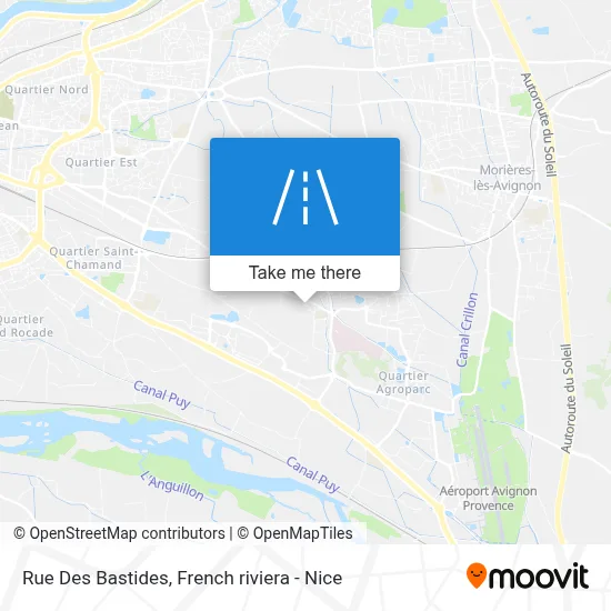 Mapa Rue Des Bastides