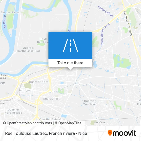 Rue Toulouse Lautrec map