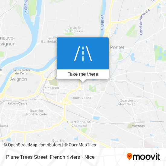 Rue Des Platanes map