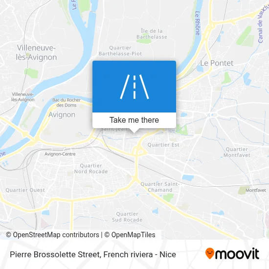 Mapa Rue Pierre Brossolette
