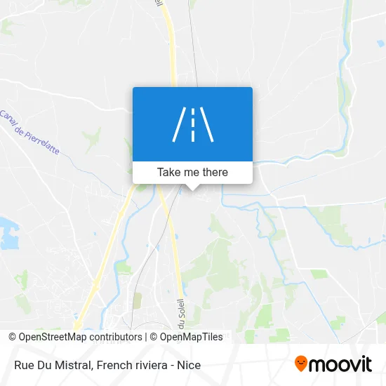 Rue Du Mistral map