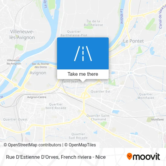 Mapa Rue D'Estienne D'Orves