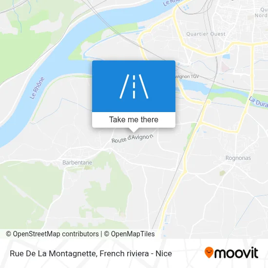 Rue De La Montagnette map