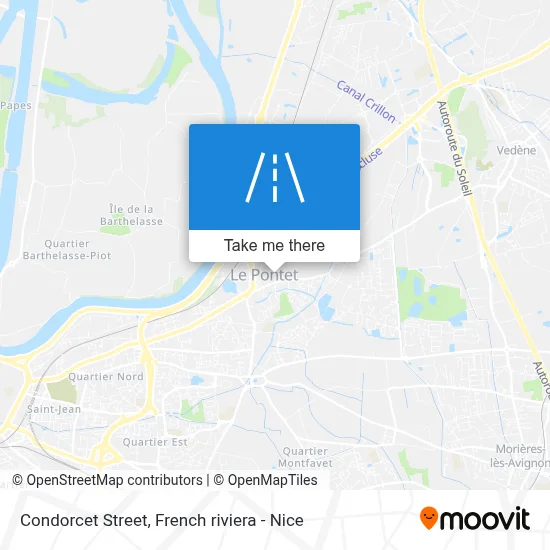 Mapa Rue Condorcet