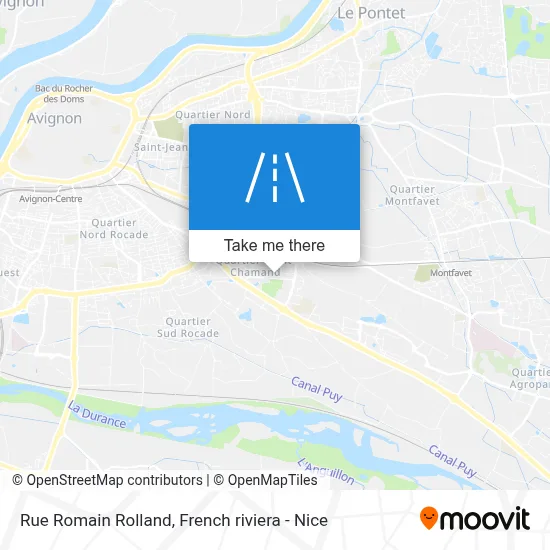 Mapa Rue Romain Rolland