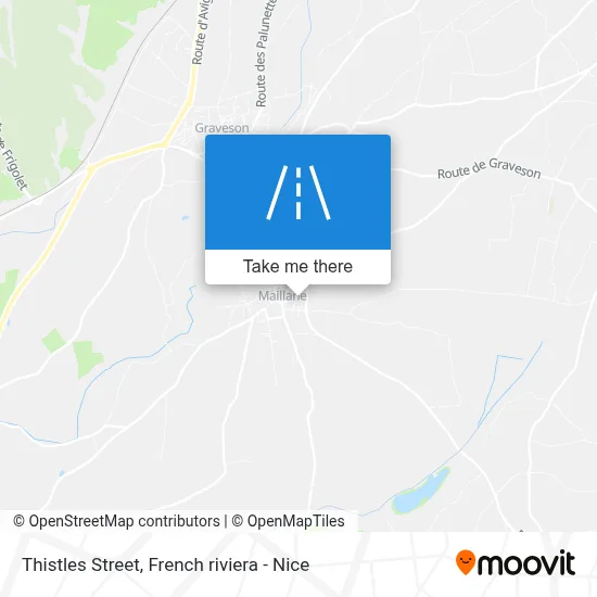 Mapa Rue Des Chardons
