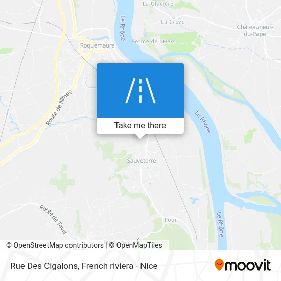Rue Des Cigalons map