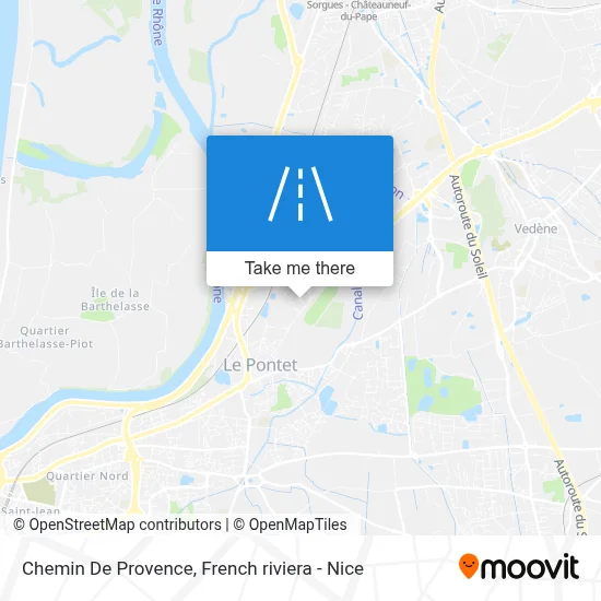 Chemin De Provence map