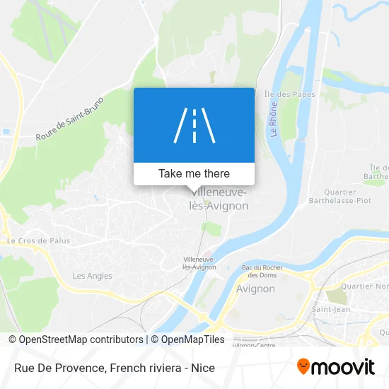 Mapa Rue De Provence
