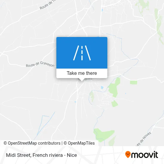 Mapa Rue Du Midi
