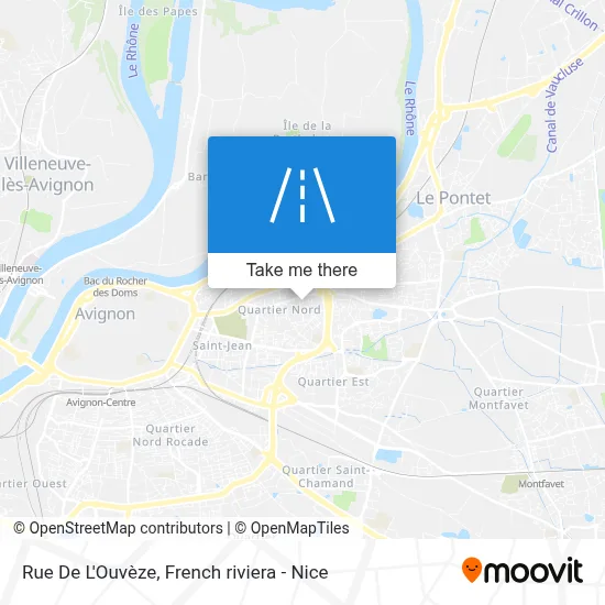 Rue De L'Ouvèze map